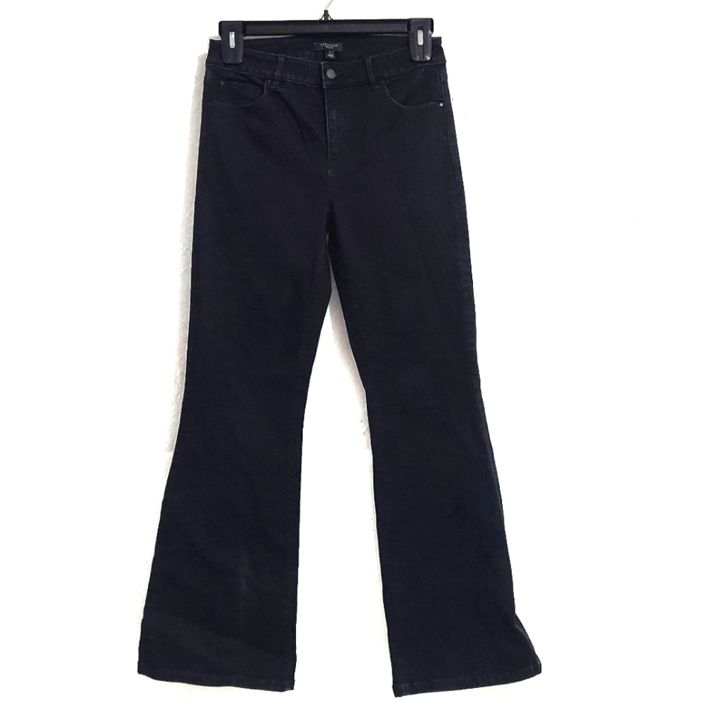 Ann Taylor The Slim Boot Curvy Fit Black Jeans